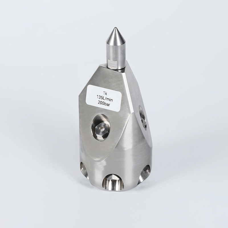 เครื่องทำความสะอาดท่อสแตนเลสหัวฉีดเจาะแรงดันสูง