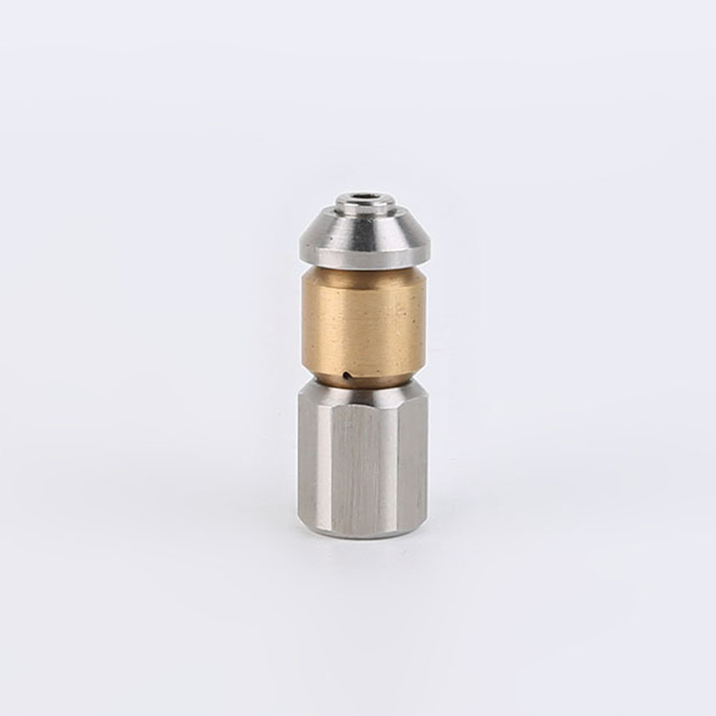 เครื่องทำความสะอาด 1/8 หัวฉีดที่ไม่ปิดกั้นการหมุน