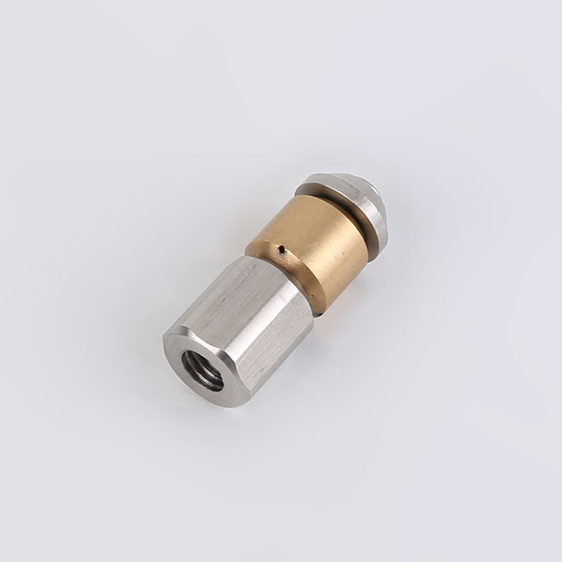 เครื่องทำความสะอาด 1/8 หัวฉีดที่ไม่ปิดกั้นการหมุน