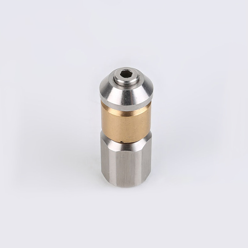 เครื่องทำความสะอาด 1/8 หัวฉีดที่ไม่ปิดกั้นการหมุน