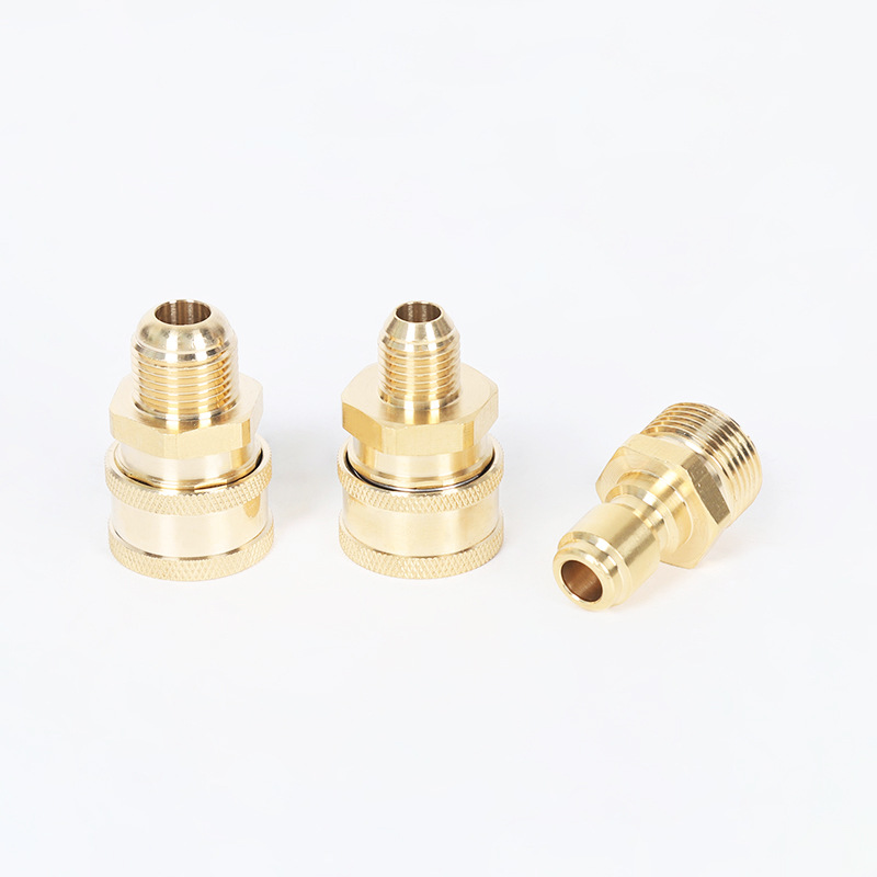 เครื่องซักผ้าความดันสูงเครื่องซักผ้าทองแดง 3/8 ปลั๊กด่วน