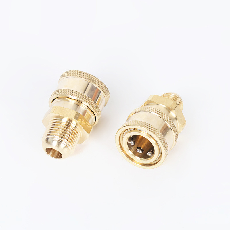 เครื่องซักผ้าความดันสูงเครื่องซักผ้าทองแดง 3/8 ปลั๊กด่วน