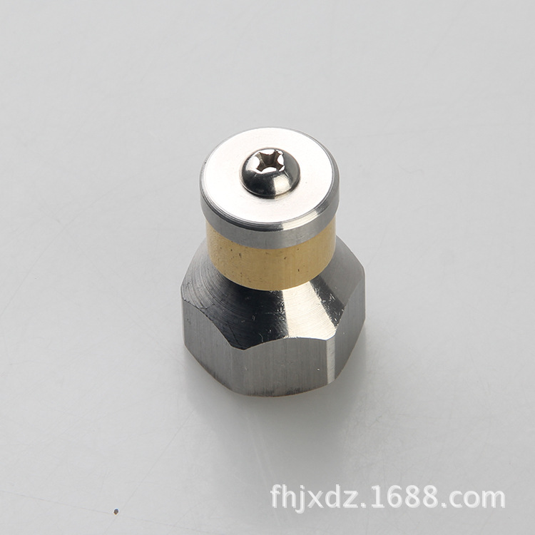 ท่อสแตนเลสทำความสะอาดถนนระบายความร้อนแบบสเปรย์ฝุ่นแรงดันสูงหัวฉีด