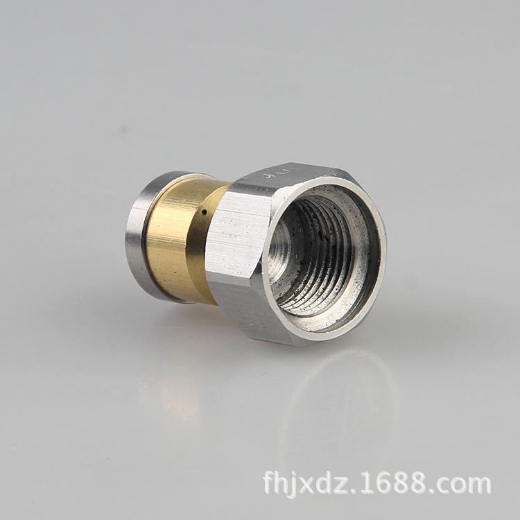 ท่อสแตนเลสทำความสะอาดถนนระบายความร้อนแบบสเปรย์ฝุ่นแรงดันสูงหัวฉีด